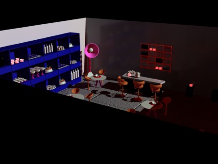 3 ds max pastane amatör çalışmam