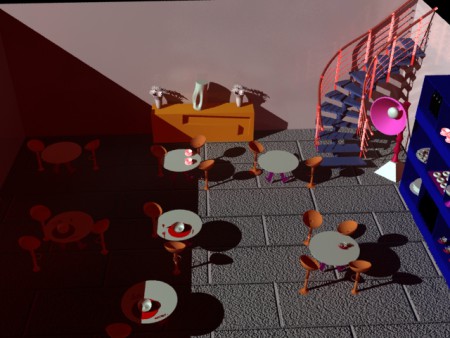 3 ds max pastane amatör çalışmam