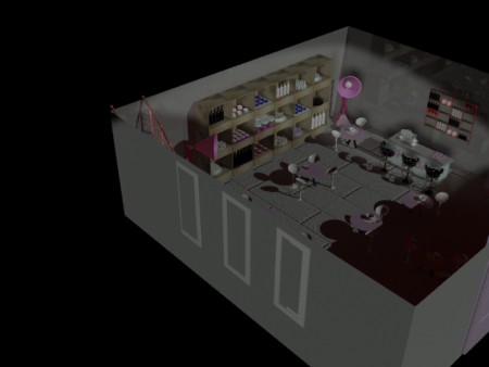 3 ds max pastane amatör çalışmam