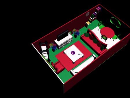 3 ds max salon amatör çalışmam